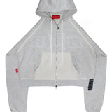 Reverse Seam Hoodie Grey
