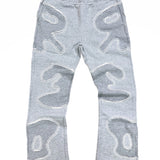 Grey Patchwork Sweats