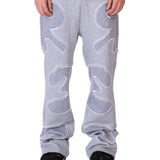 Grey Patchwork Sweats