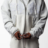 Reverse Seam Hoodie Grey