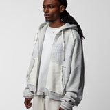 Reverse Seam Hoodie Grey