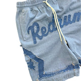 Denim Basketball Short