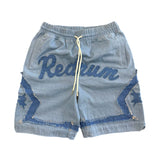 Denim Basketball Short