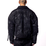 Black Brushed Bomber