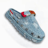 Boro Denim Mule