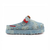 Boro Denim Mule