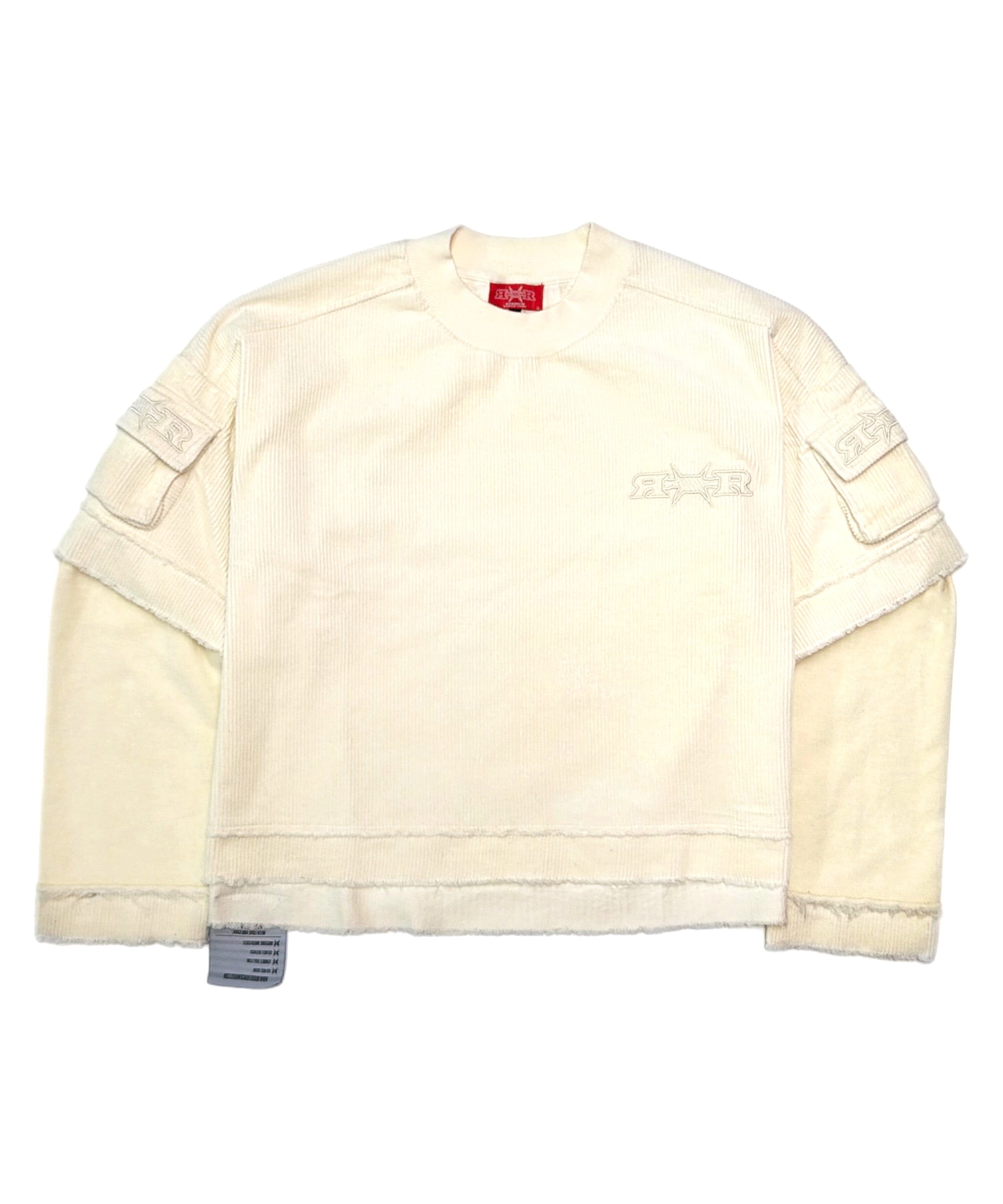 CORDUROY LONG SLEEVE (CHARCOAL)