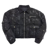 Black Brushed Bomber